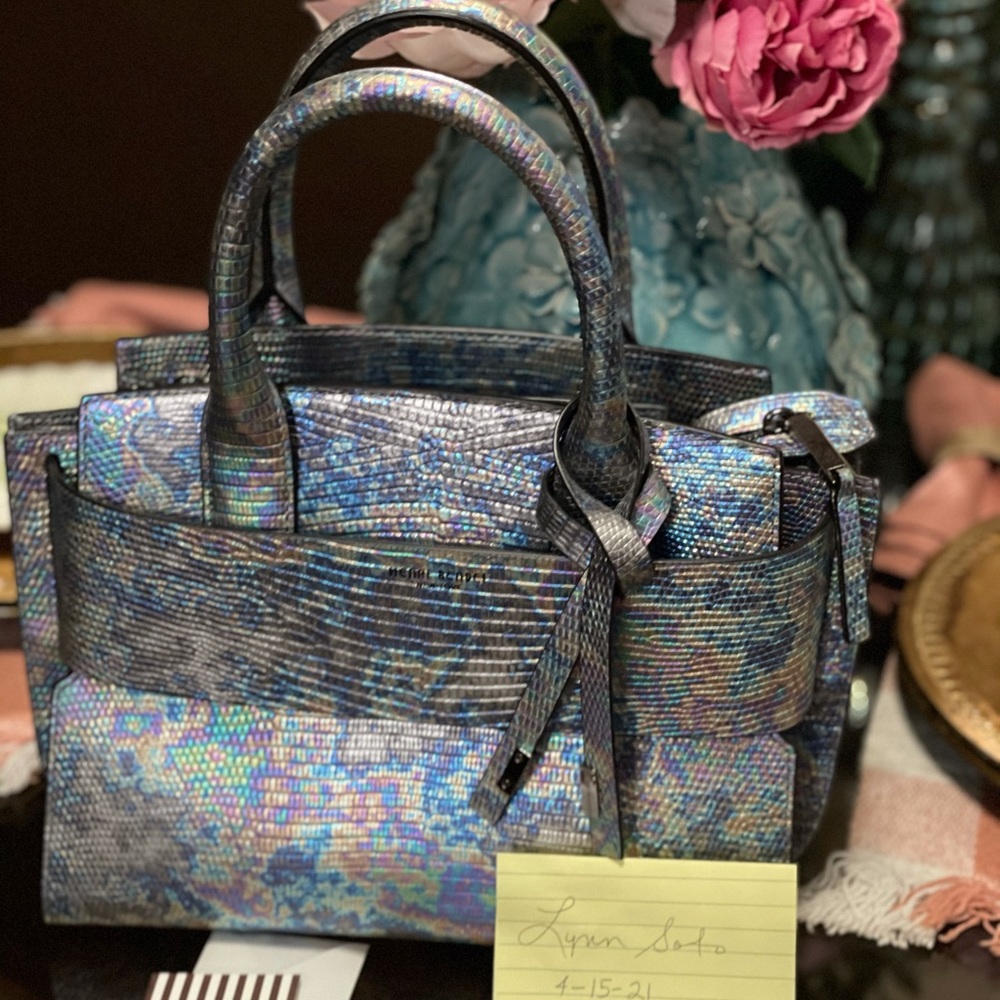 Barrow street iridescent satchel